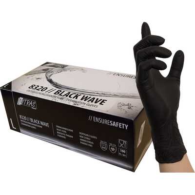 Jednorazowe rękawice nitrylowe Nitras Black Wive 8320 - 100 szt.