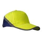 Odblaskowa czapka z daszkiem Promostars (Mark the helper) Glare Hi-vis 77300, żółta/granatowa