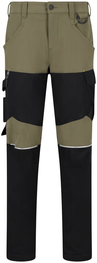 Spodnie robocze Safety Jogger Oak Cargo OAKCTROM, khaki/czarne
