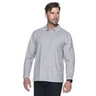 Koszula polo z długim rękawem Promostars Long Cotton 42350 jasnoszara
