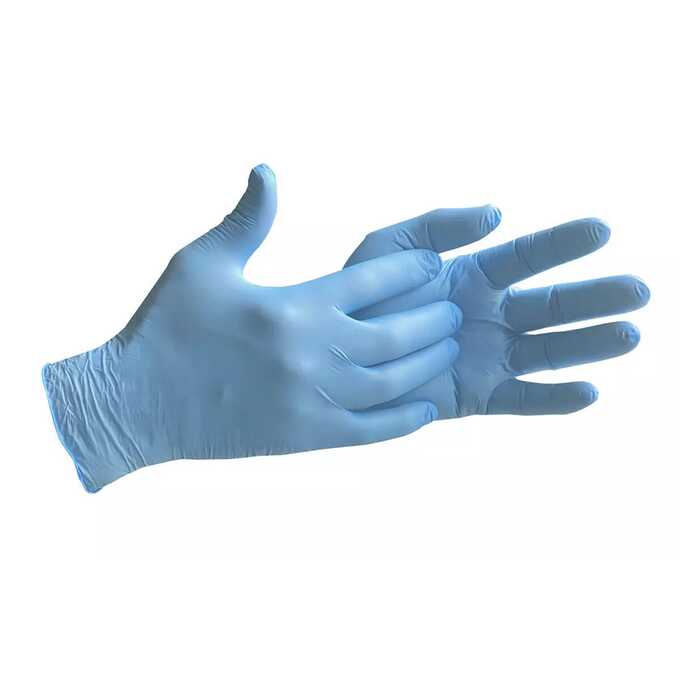 Jednorazowe rękawice nitrylowe Ampri Pura Comfort Blue  970-013  (box 100 sztuk)