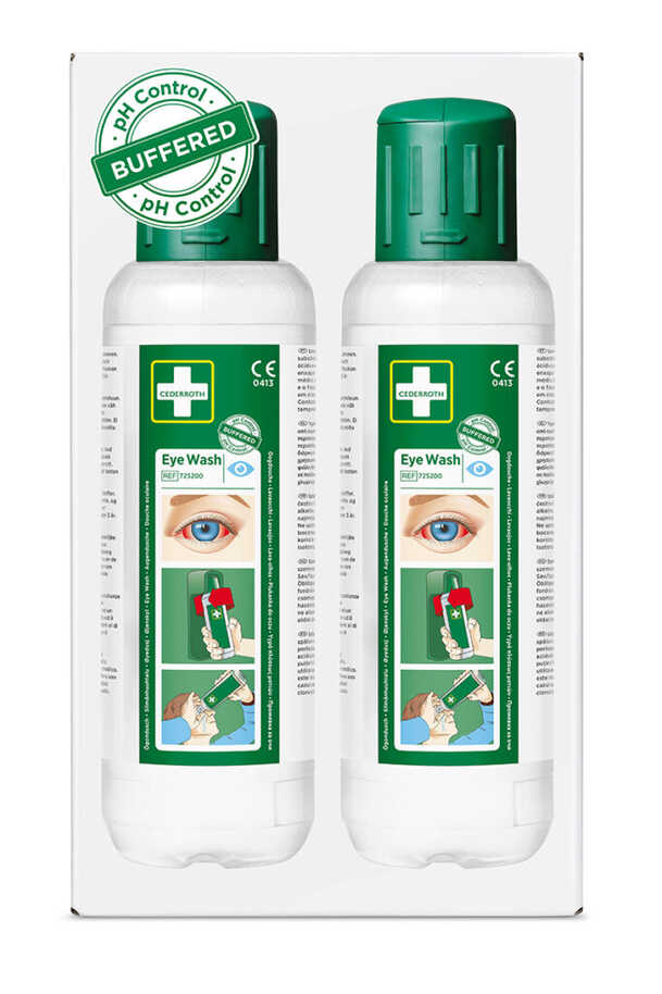 Zestaw płukanek do oczu Cederroth Eye Wash, art. 725200, 2 x 500 ml