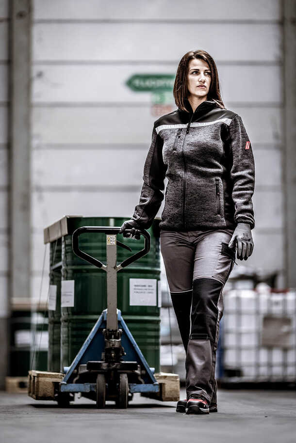 Bluza robocza Nitras Motion Tex Plus 7190, ciemnoszara