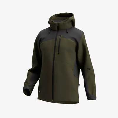 Kurtka robocza męska typu Softshell Safety Jogger Kasai KASSSHLM, kolor khaki/ciemnoszary