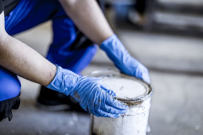 Jednorazowe rękawice nitrylowe Nitras Tough Grip N 8340 (300 mm) - 50 szt.