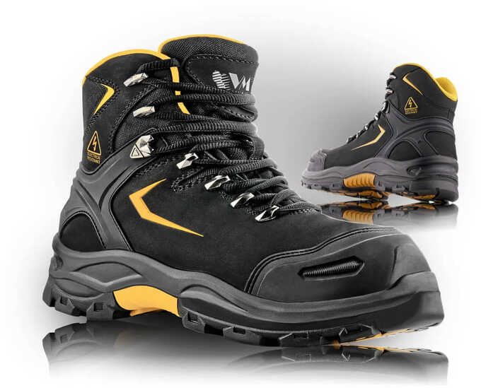 Całoskórzane trzewiki robocze VM Footwear WASHINGTON 6400 SBEP HRO SRC