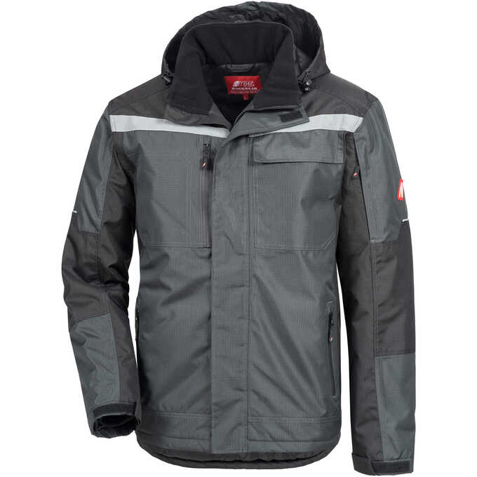 Kurtka parka Nitras Motion Tex Plus 7032 - szaro/czarna