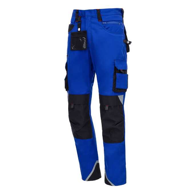 Spodnie robocze Nitras Motion Tex Pro FX 7711, niebieskie/czarne