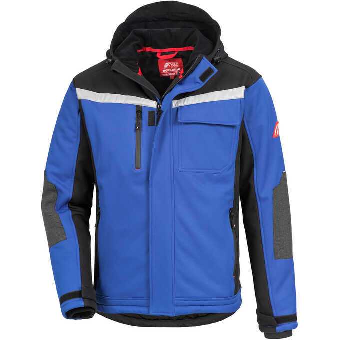 Kurtka zimowa Softshell Motion Tex Plus 7181W - niebieska