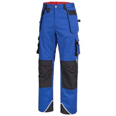 Spodnie robocze Nitras Motion Tex Pro FX 7711, niebieskie/czarne