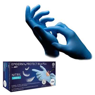 Jednorazowe rękawice nitrylowe Ampri Epiderm Protect Blue Plus 01169 - 100 szt.