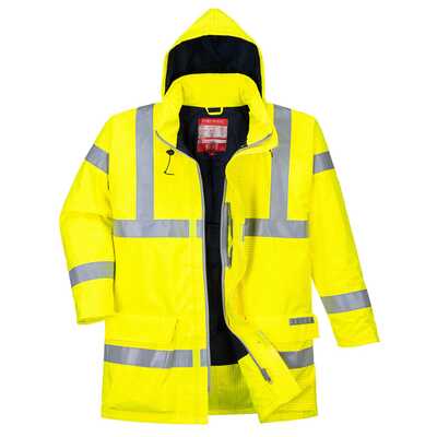 Wodoodporna kurtka ostrzegawcza, Portwest S778, żółta