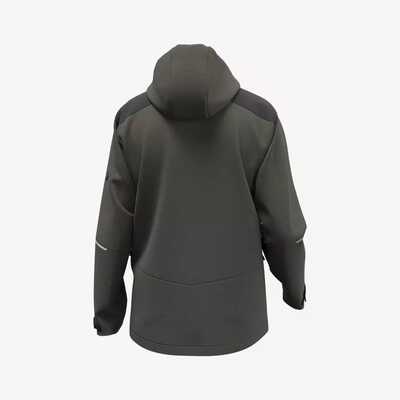 Męska kurtka robocza typu Softshell Safety Jogger Kasai 011814, kolor khaki/ciemnoszary