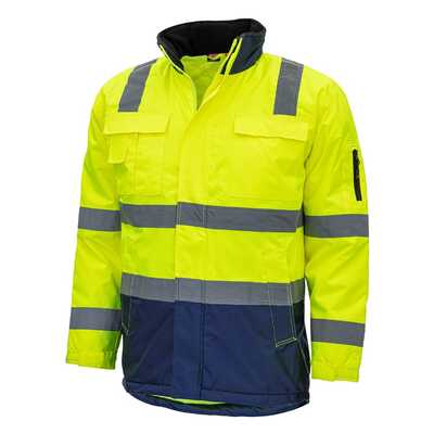 Kurtka parka odblaskowa Nitras Motion Tex Viz 7145, żółta