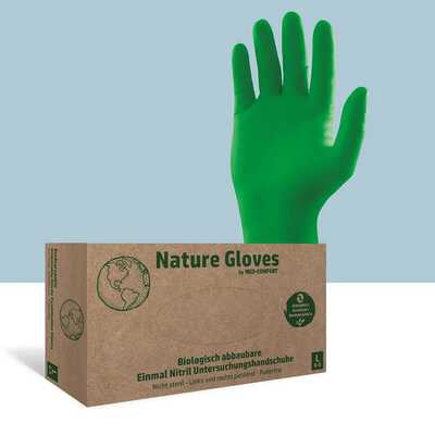 Rękawice jednorazowe nitrylowe Ampri Nature Glove,  zielone 100 sztuk 118