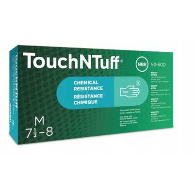 Jednorazowe rękawice nitrylowe chemoodporne Ansell TouchNTuff 92-600 - 100szt.