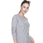 Koszulka robocza damska z długim rękawem Promostars K Ladies Voyage 21403, jasnoszara.