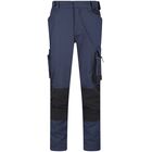 Spodnie robocze Safety Jogger Deneb DENTROM, granatowe/czarne