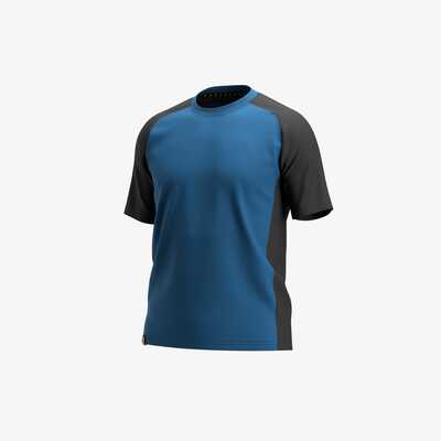 Koszulka robocza termoaktywna T-shirt męski Safety Jogger OAK 011775, niebiesko-ciemnoszara