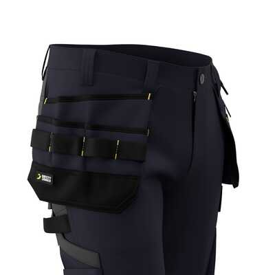 Spodenki robocze Safety Jogger Alkes ALKSHORTM, granatowe/ciemnoszare