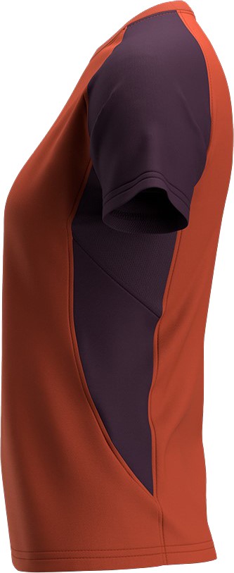 Koszulka robocza damska Safety Jogger Oak OAKTSW, czerwona/fioletowa