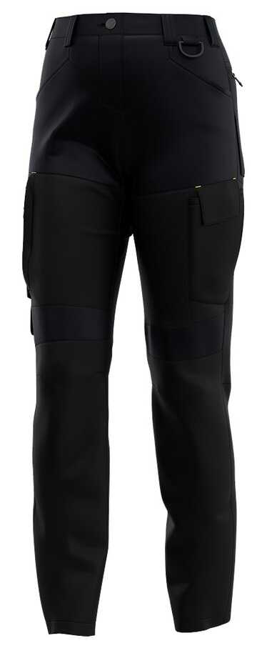 Spodnie robocze damskie Safety Jogger Oak OAKCTROW, czarne/ciemnogranatowe