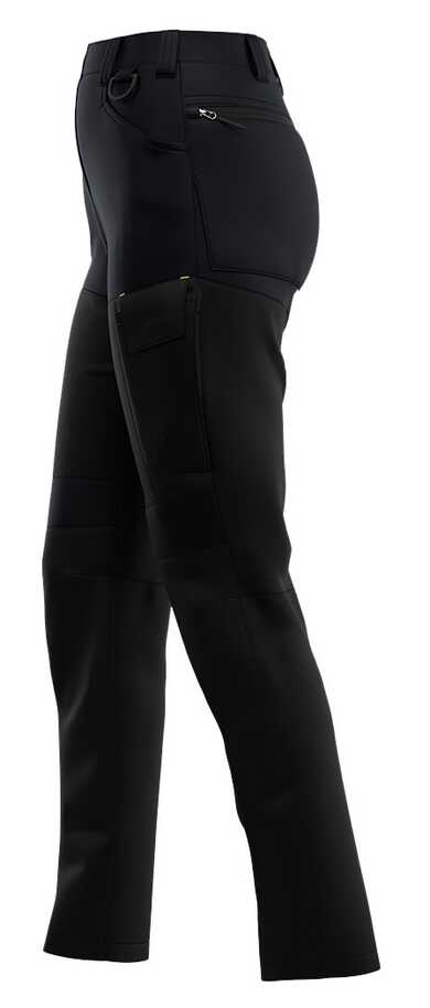 Spodnie robocze damskie Safety Jogger Oak OAKCTROW, czarne/ciemnogranatowe