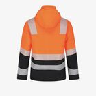 Kurtka zimowa ostrzegawcza Safety Jogger Scuti Hi-Vis SCUHVWJACM, neonowa pomarańczowa/czarna