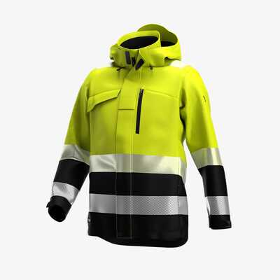 Kurtka robocza zimowa ostrzegawcza męska Safety Jogger Scuti Hi-Vis SCUHVWJACM-593 011914, żółto-czarna