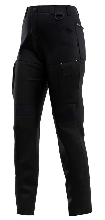 Spodnie robocze damskie Safety Jogger Oak OAKCTROW, czarne/ciemnogranatowe