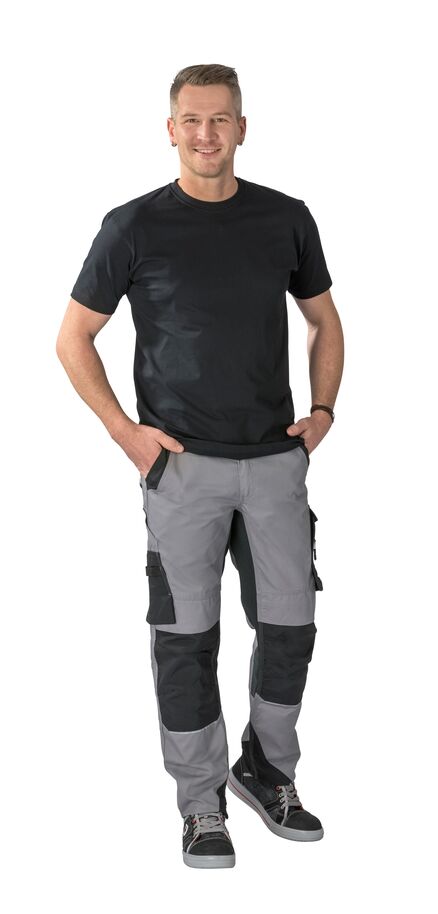 Spodnie robocze Planam Norit 6406, szaro-czarne
