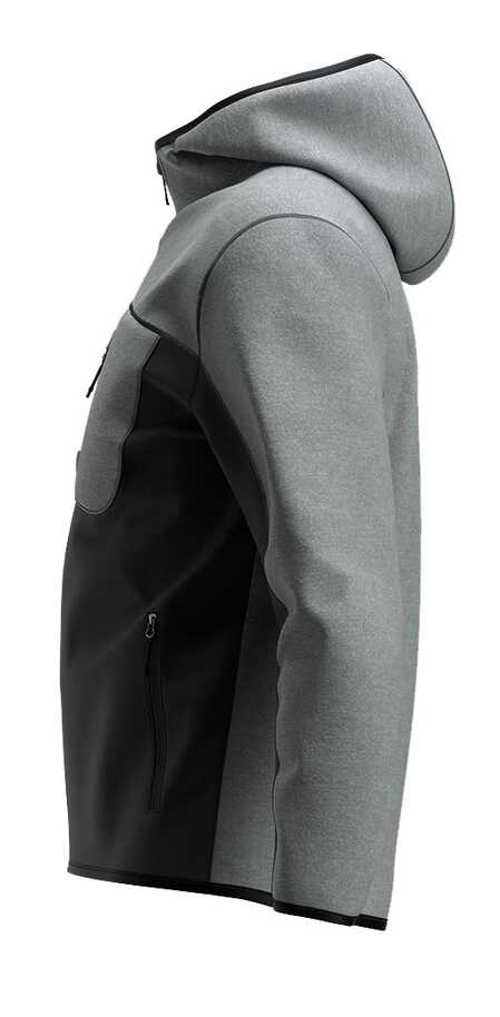 Bluza robocza z kapturem Safety Jogger Oak OAKHOODM, ciemnoszara/jasnoszara