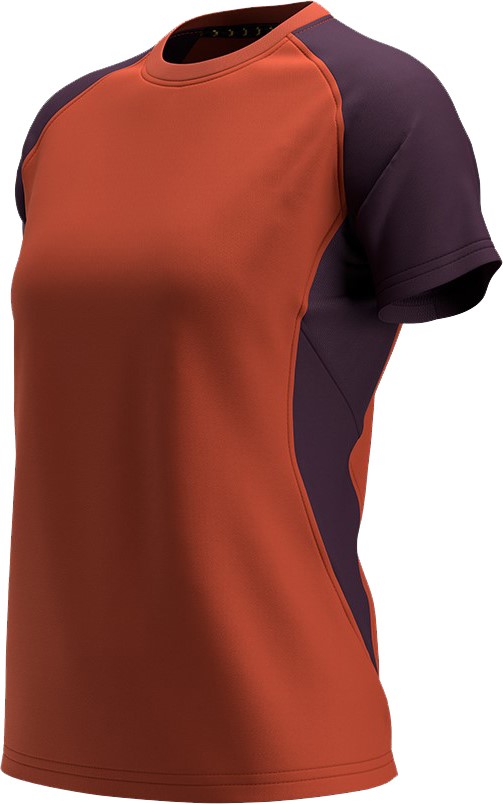 Koszulka robocza damska Safety Jogger Oak OAKTSW, czerwona/fioletowa