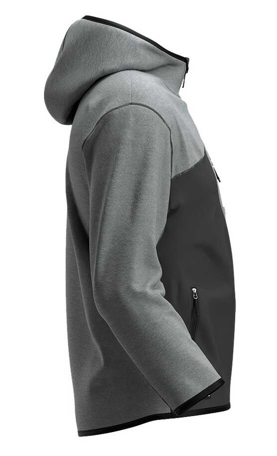 Bluza robocza z kapturem Safety Jogger Oak OAKHOODM, ciemnoszara/jasnoszara