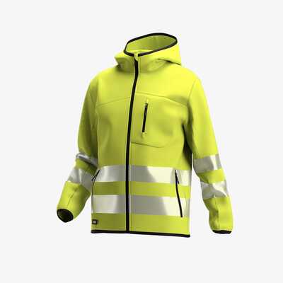 Bluza robocza z kapturem ostrzegawcza Hi-Vis Safety Jogger Scuti SCUHVHOOD-YEL 012555, żółta