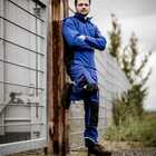Kurtka robocza softshell Nitras Motion Tex Light 7156, niebieska/czarna