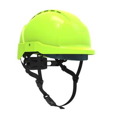 Kask ochronny PROTEKT ATRA 10V, neonowo żółty