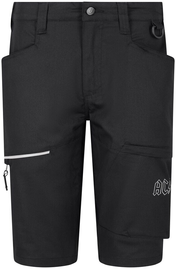 Spodenki robocze AC/DC Safety Jogger ACOAKSHORT, czarne/białe