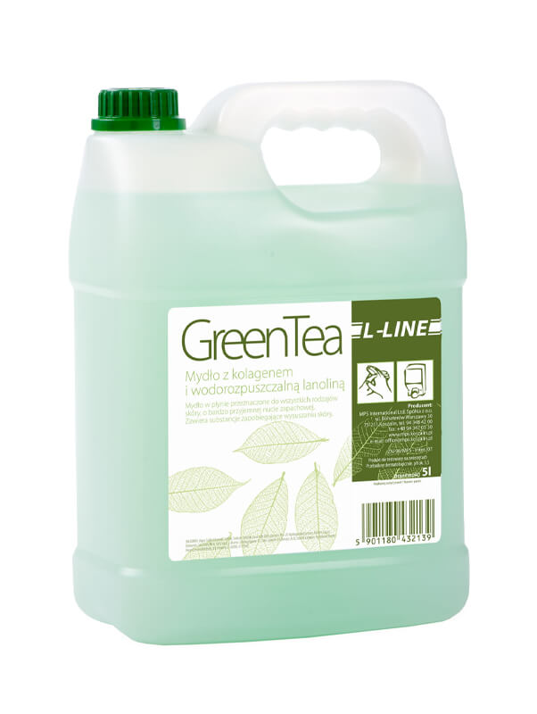 Pielęgnujące mydło w płynie Solution by MPS Green Tea 5L