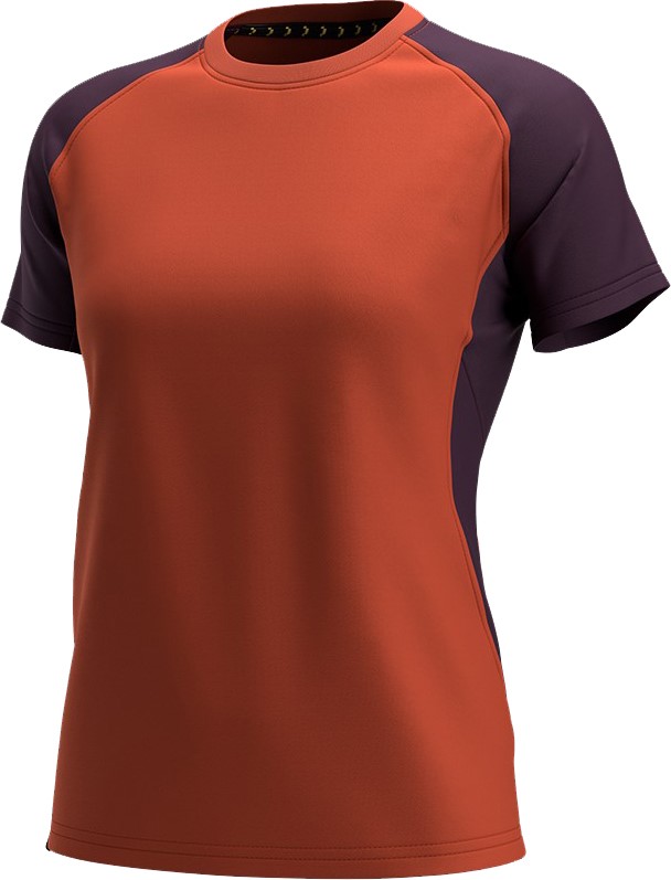 Koszulka robocza damska Safety Jogger Oak OAKTSW, czerwona/fioletowa