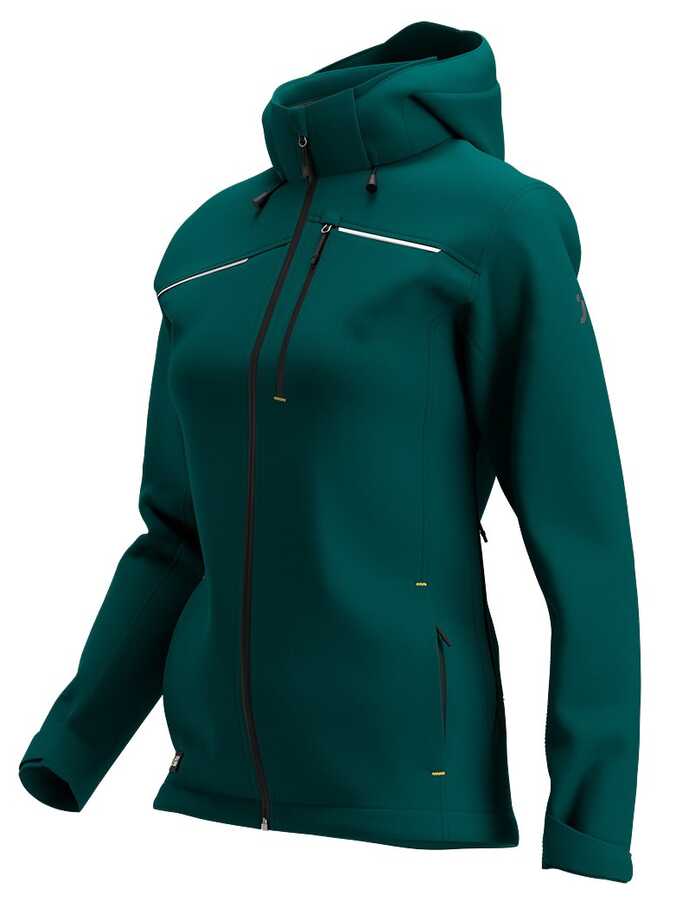 Kurtka damska softshell Safety Jogger Kasai KASSSHLW, turkusowa