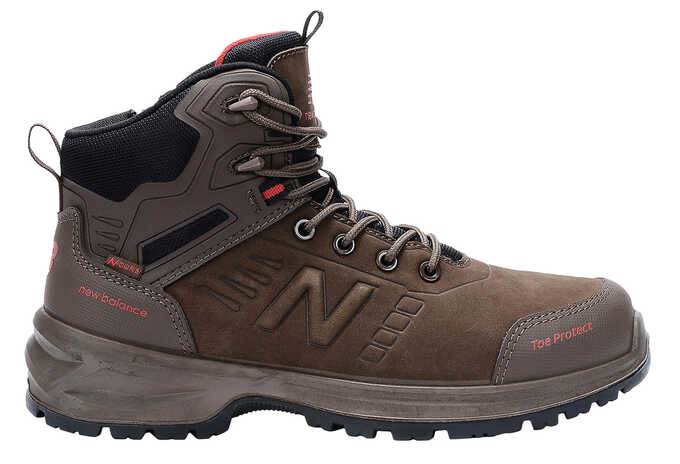 New Balance Calibre, buty ochronne, S3L FO HRO SR SC, chocolate, width 2E