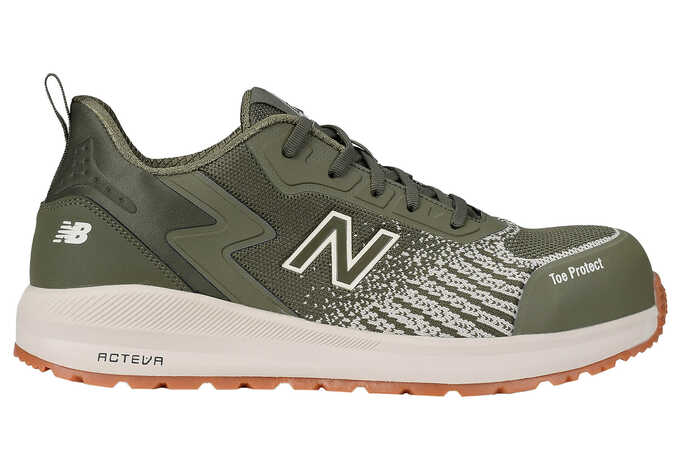 New Balance Speedware, buty ochronne, S1 P SRC, olive / white