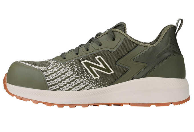 New Balance Speedware, buty ochronne, S1 P SRC, olive / white