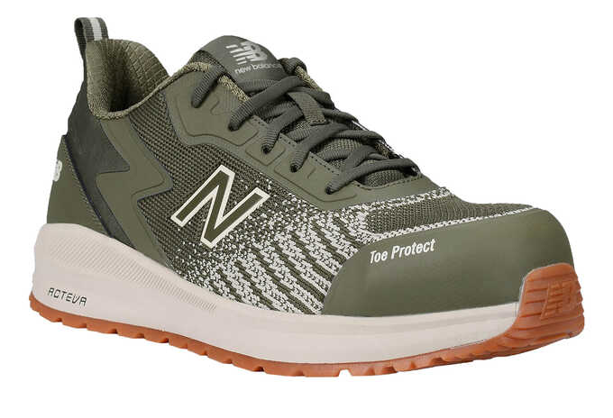 New Balance Speedware, buty ochronne, S1 P SRC, olive / white