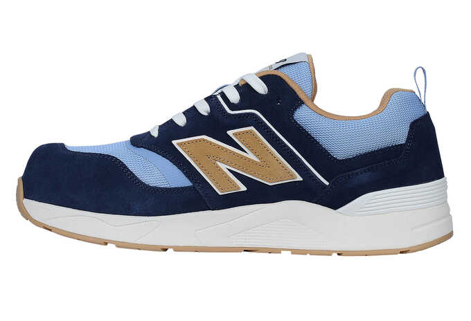 New Balance Elite Lite, buty ochronne, S1 PL HRO FO SC SR, blue / coffee