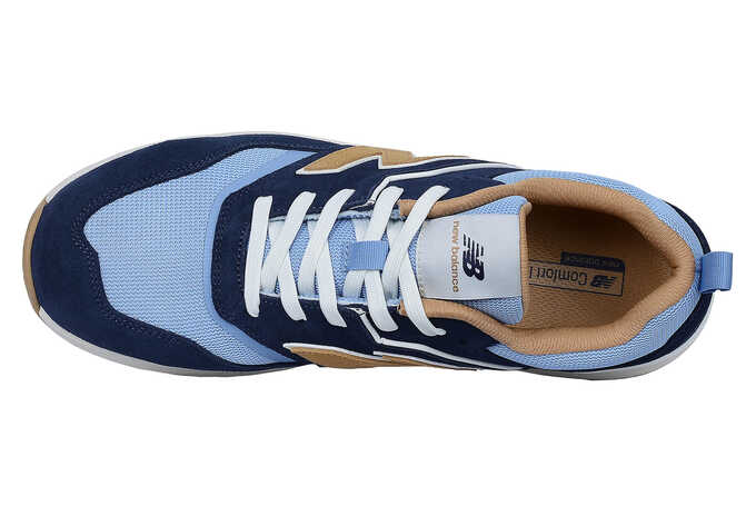 New Balance Elite Lite, buty ochronne, S1 PL HRO FO SC SR, blue / coffee