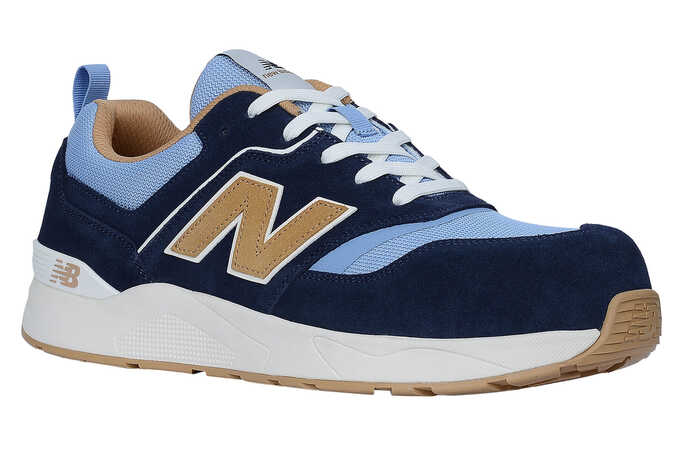 New Balance Elite Lite, buty ochronne, S1 PL HRO FO SC SR, blue / coffee