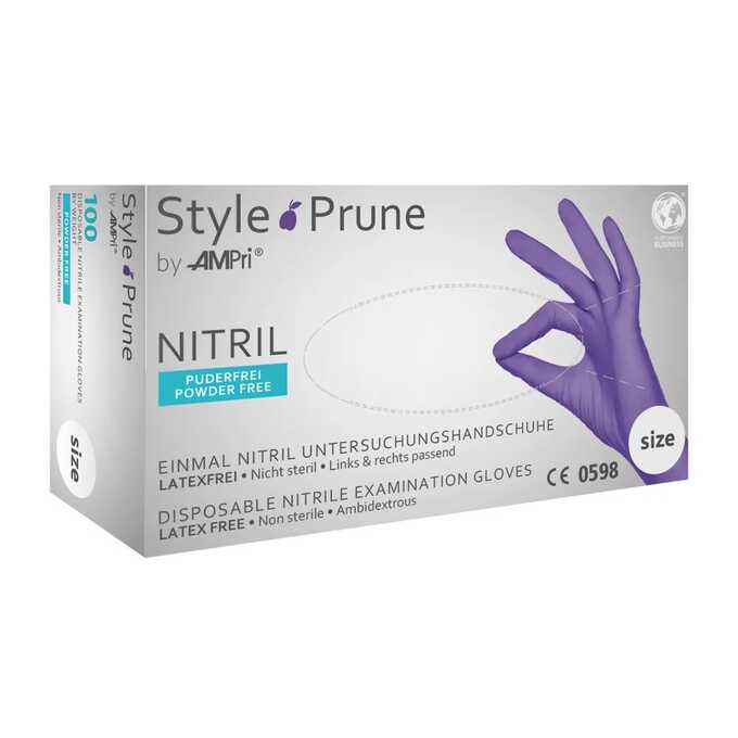 Jednorazowe rękawice nitrylowe Ampri Style Prune 01179 - 100 szt.