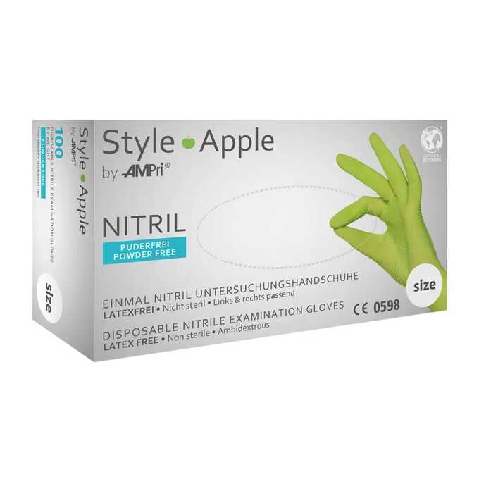 Jednorazowe rękawice nitrylowe Ampri Style Apple 01187 - 100 szt.